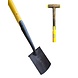 De Wit De Wit Zwanehals spade met opstapjes fibersteel 780mm