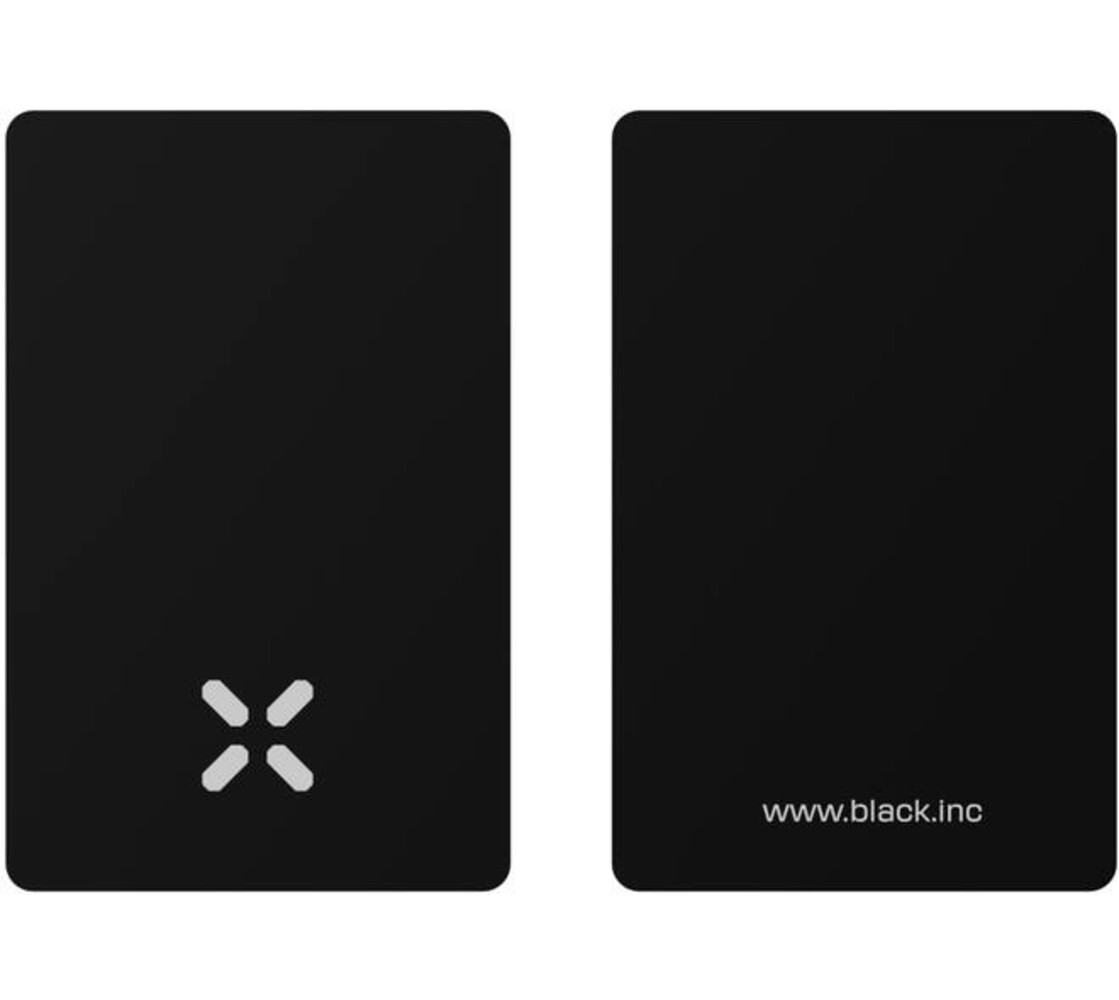 Intersteel Intersteel Black X NFC kaarten zwart set van 4 stuks