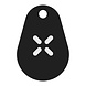 Intersteel Intersteel  Black X NFC tags zwart set van 4 stuks  Nieuw Black X NFC tags zwart set van 4 stuks
