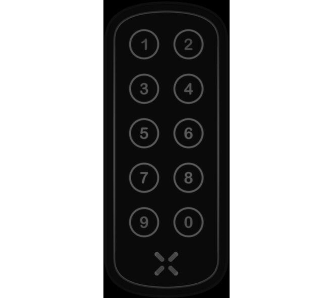 Intersteel Intersteel Black X xPad ovaal 100x42mm zwart