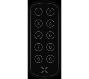 Intersteel Intersteel Black X xPad ovaal 100x42mm zwart