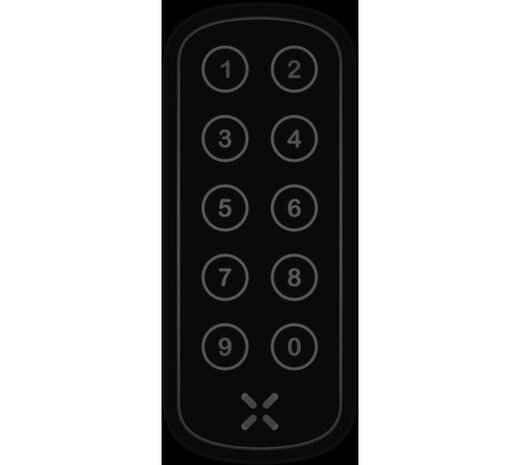Intersteel Intersteel Black X xPad ovaal 100x42mm zwart