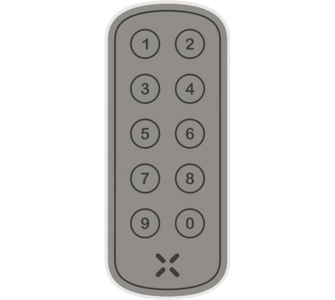 Intersteel Intersteel Black X xPad ovaal 100x42mm wit