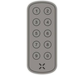Intersteel Intersteel Black X xPad ovaal 100x42mm wit