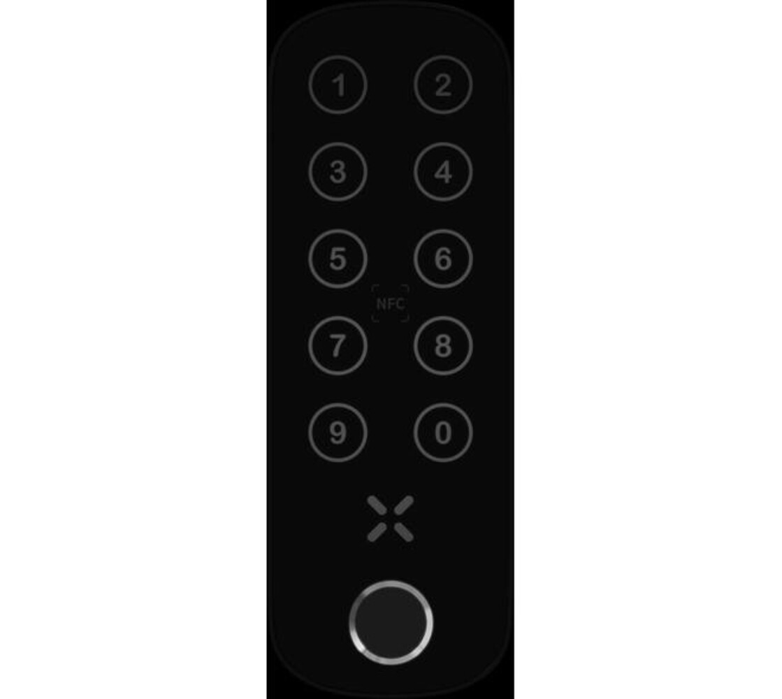 Intersteel Intersteel Black X xPad+ ovaal 138x42mm zwart
