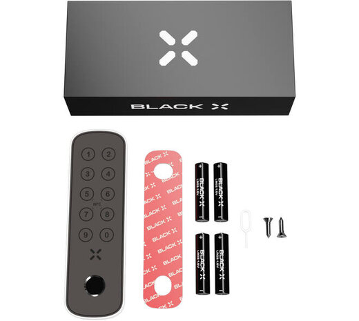Intersteel Intersteel Black X xPad+ ovaal 138x42mm wit