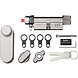 Intersteel Intersteel Black X Smart Lock 35/35mm - 45/45mm mat nikkel