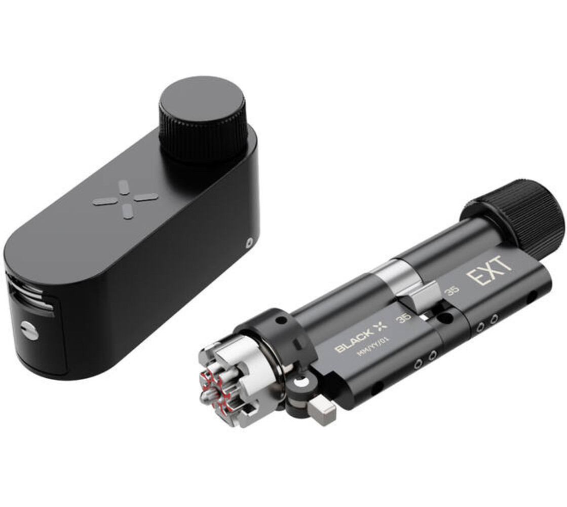 Intersteel Intersteel Black X Smart Lock 35/35mm - 45/45mm zwart