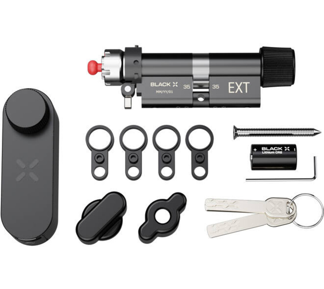 Intersteel Intersteel Black X Smart Lock 35/35mm - 45/45mm zwart