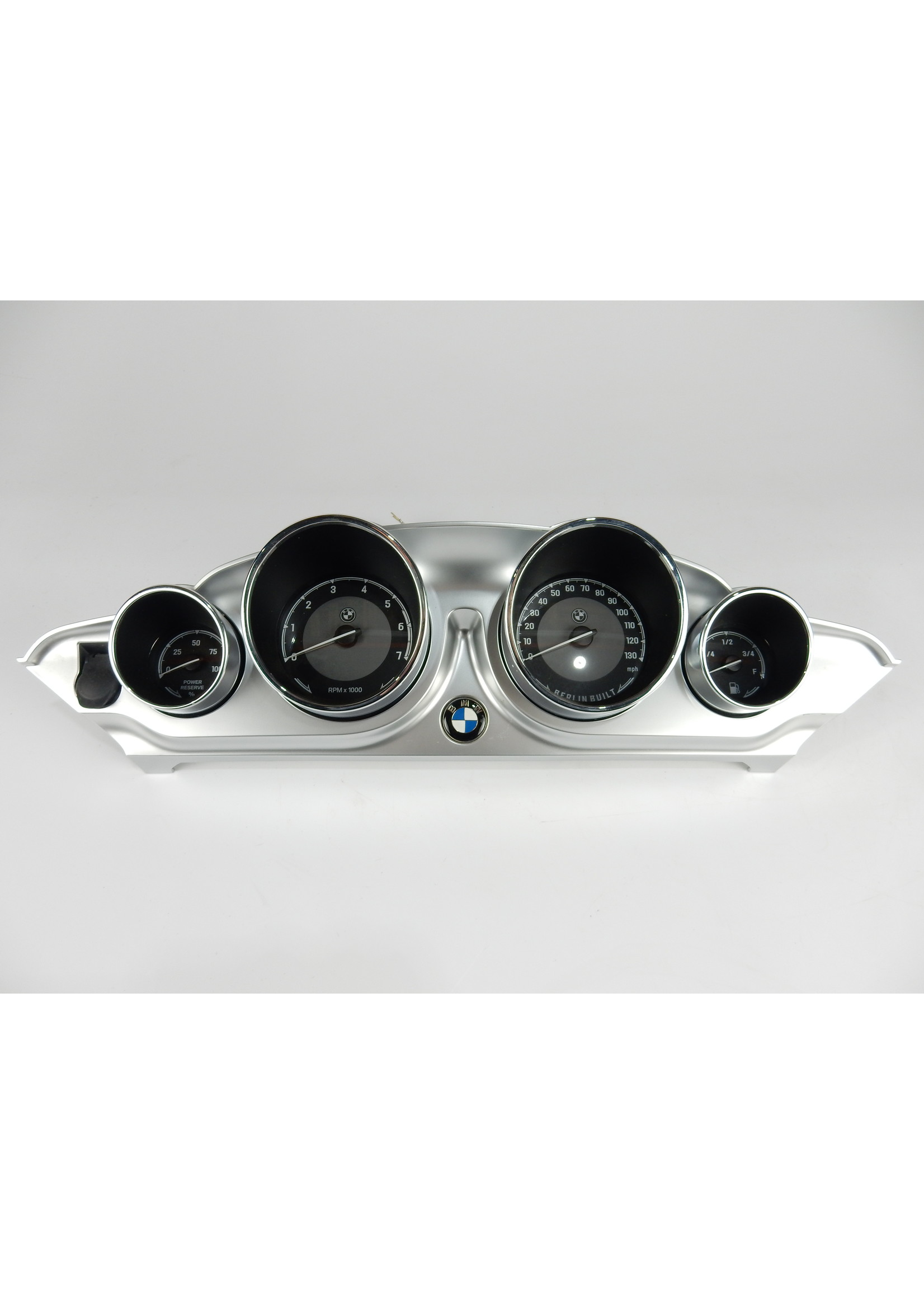BMW BMW R18 B Transcontinental US Instrument panel CHROME / Revolution counter / Fuel level indicator / Power reserve display / 46639829082 / 62119480498 / 62119480499 / 62119480500