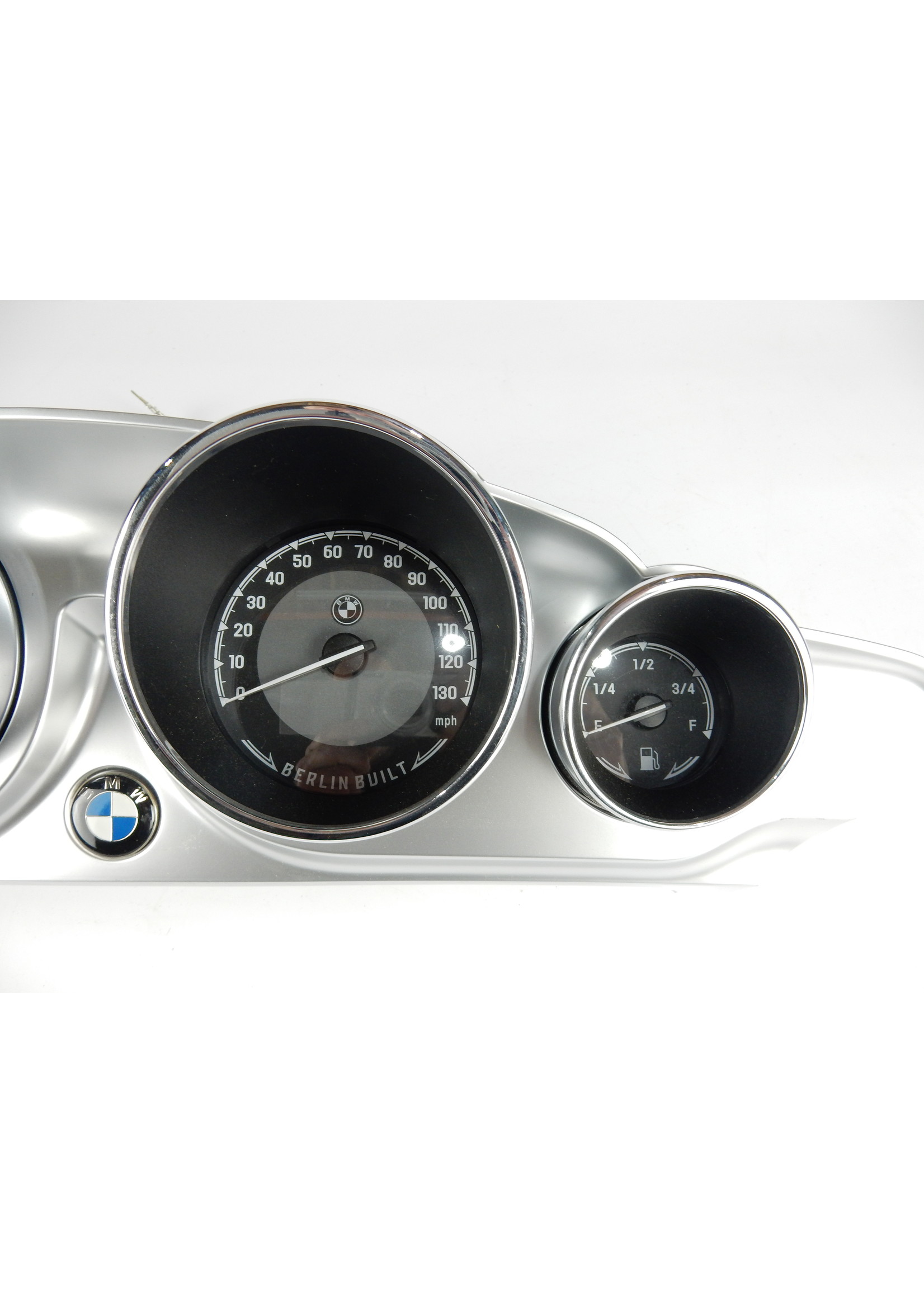 BMW BMW R18 B Transcontinental US Instrumentenpaneel CHROME / Toerenteller / Brandstofmeter / Vermogensreserve-indicatie / 46639829082 / 62119480498 / 62119480499 / 62119480500