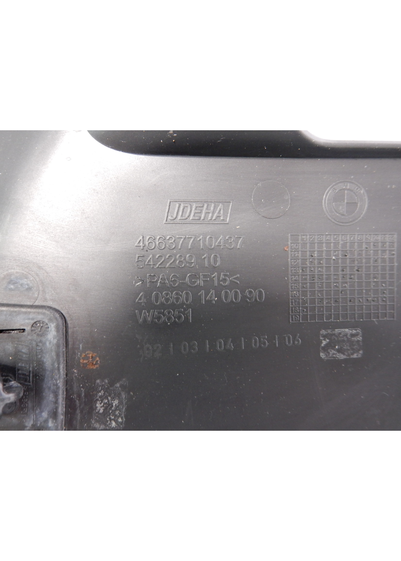 BMW BMW K 1600 Bagger Abdeckung Windschildverstellung / 46637710437