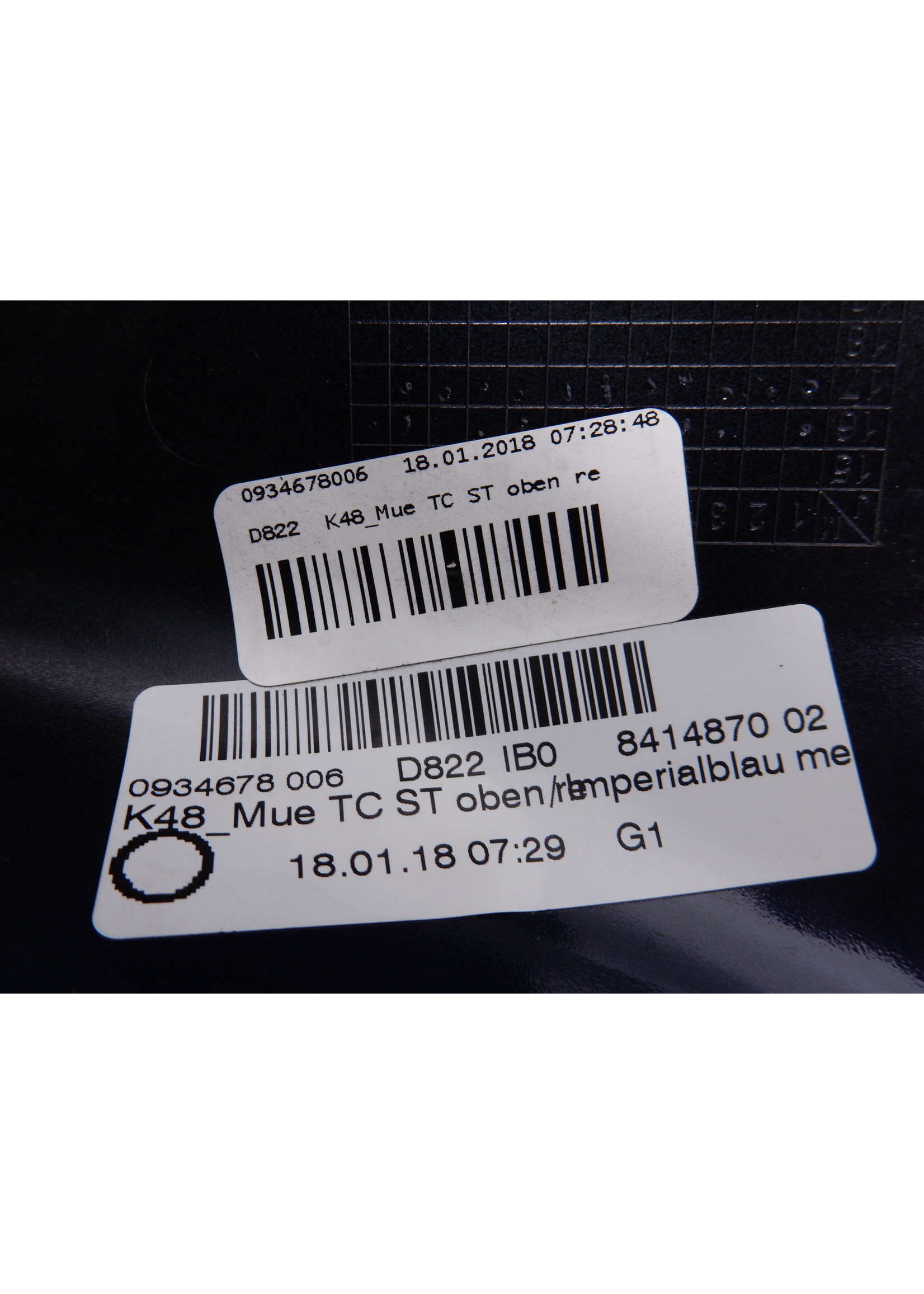 BMW BMW K 1600 Bagger Tank trim, right IMPERIAL-BLUE / Tank cover right bottom IMPERIAL-BLUE / 46638414870 / 46638414864