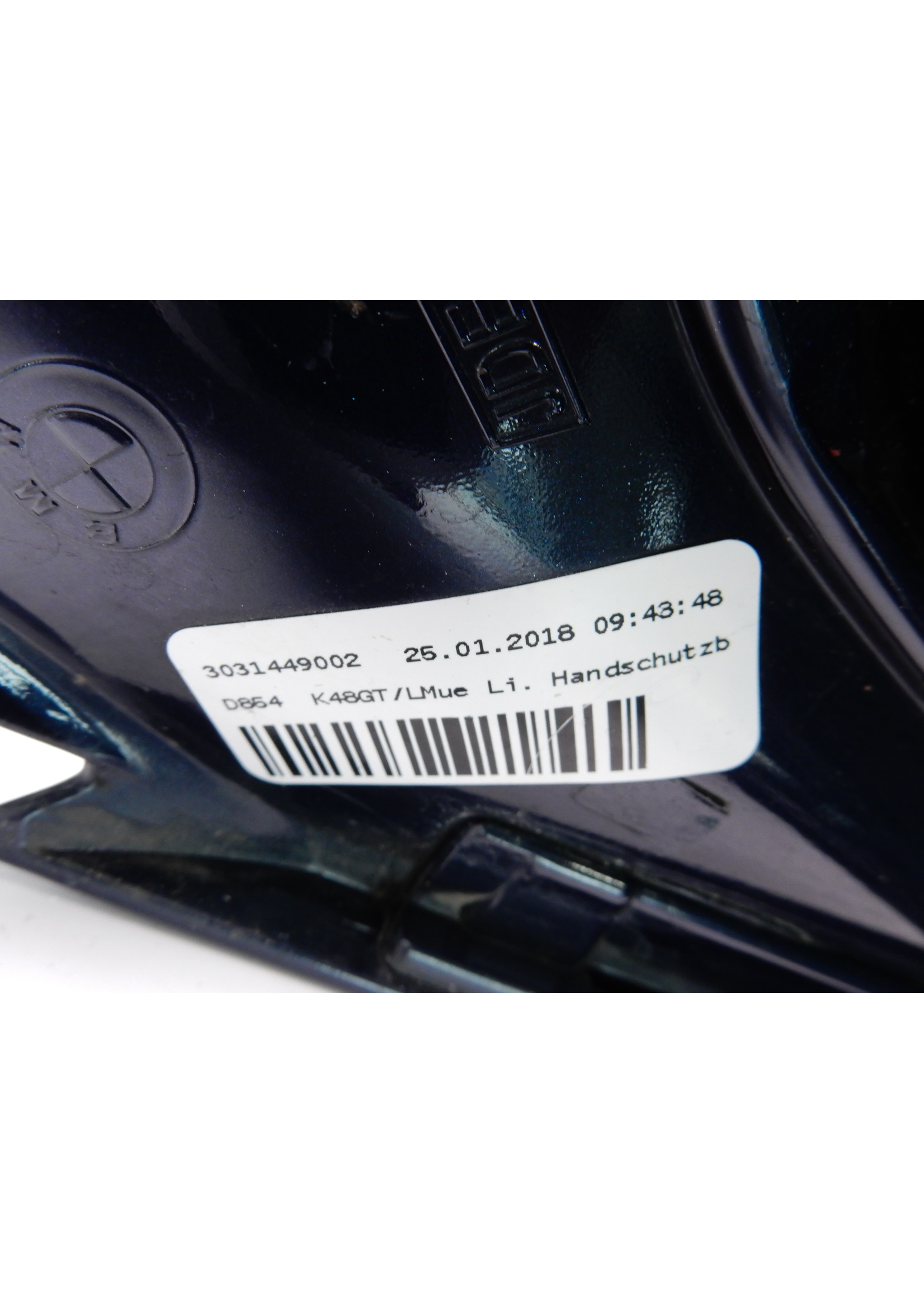 BMW BMW K 1600 Bagger Hand protector left IMPERIAL-BLUE / Left loudspeaker cover / Speaker cover, tweeter, left / 46637709515 / 46637715513