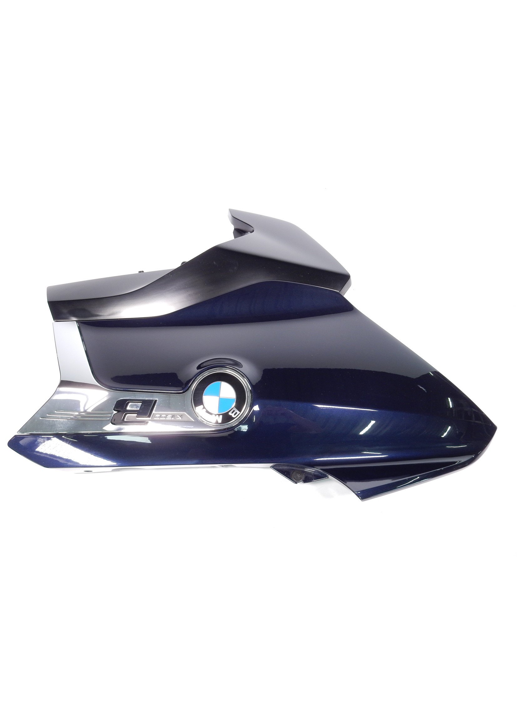 BMW BMW K 1600 Bagger Side trim panel, top left IMPERIAL-BLUE / Side trim panel bottom left NIGHTBLACK UNI / Badge carrier, left, chrome-plated / BMW emblem / 46638414895 / 46638557461 / 46638358209 / 46638546386