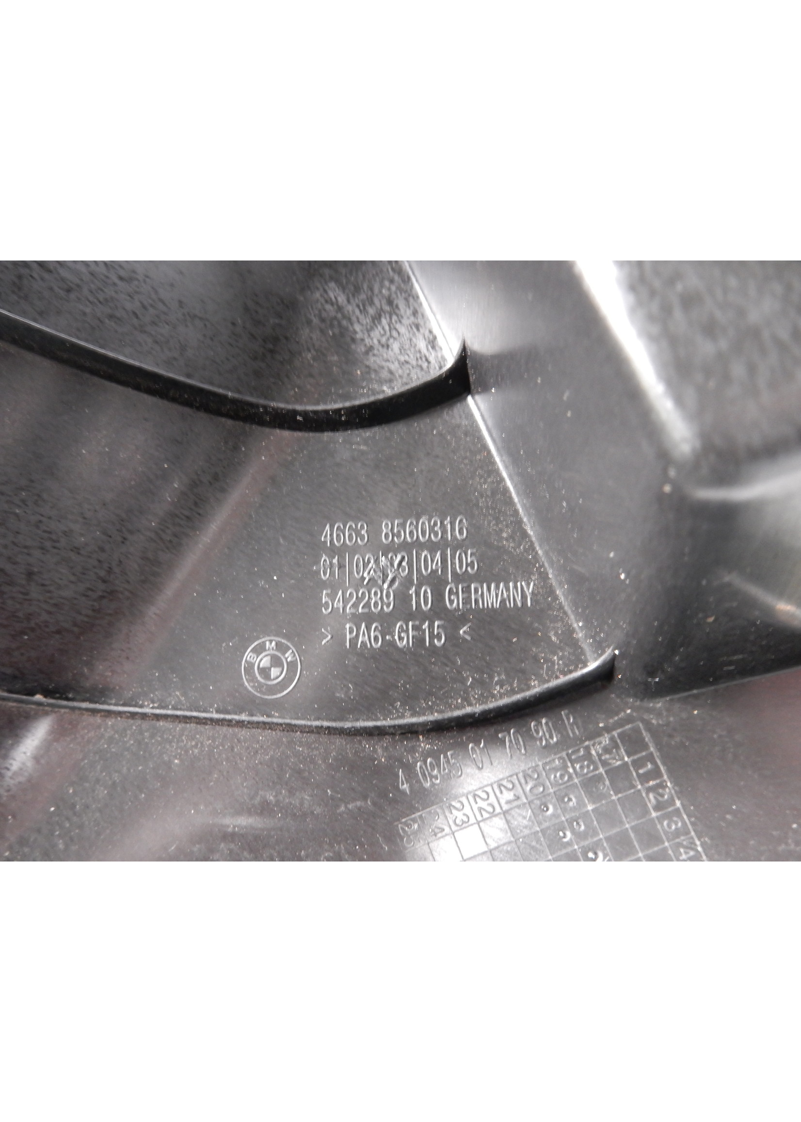 BMW BMW R 1250 GS Adventure Right intake snorkel cover  /  Lid / Emblem D=70MM / 46638560316 / 46638564062 / 51147721222