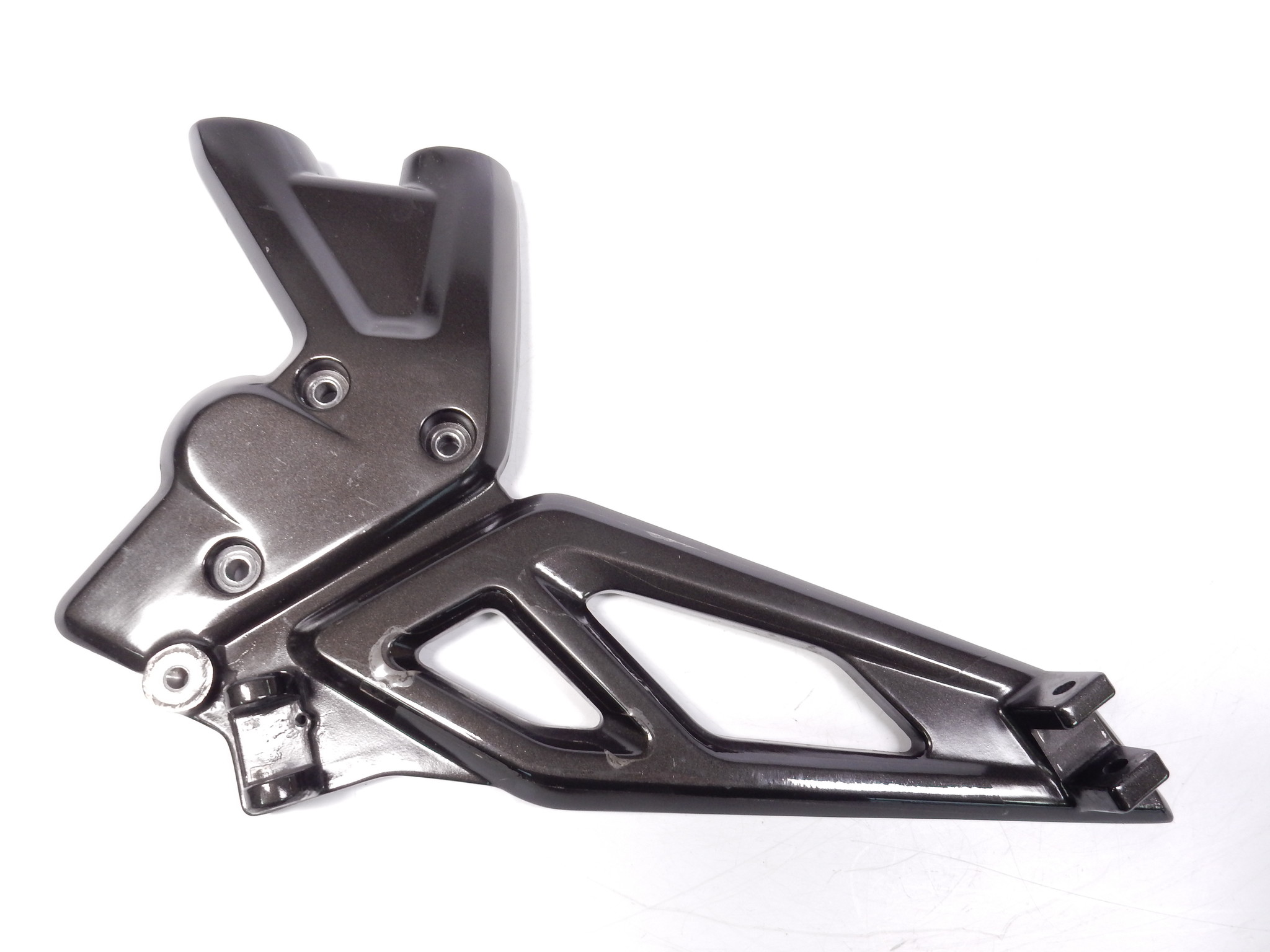 Used BMW G 310 R Footrest plate, left TITANIUM-GREY