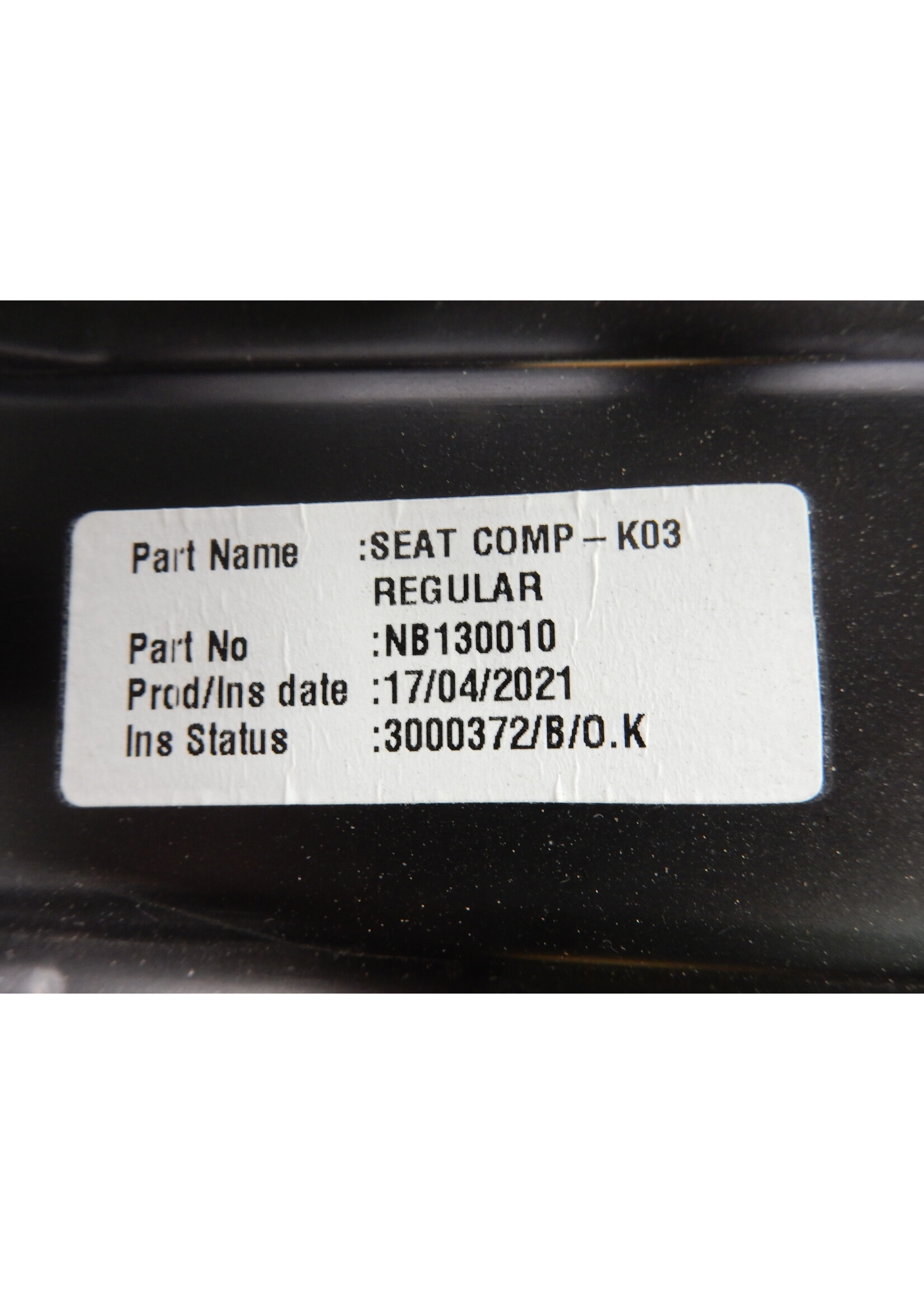 BMW BMW G 310 R Seat bench / 52538556904