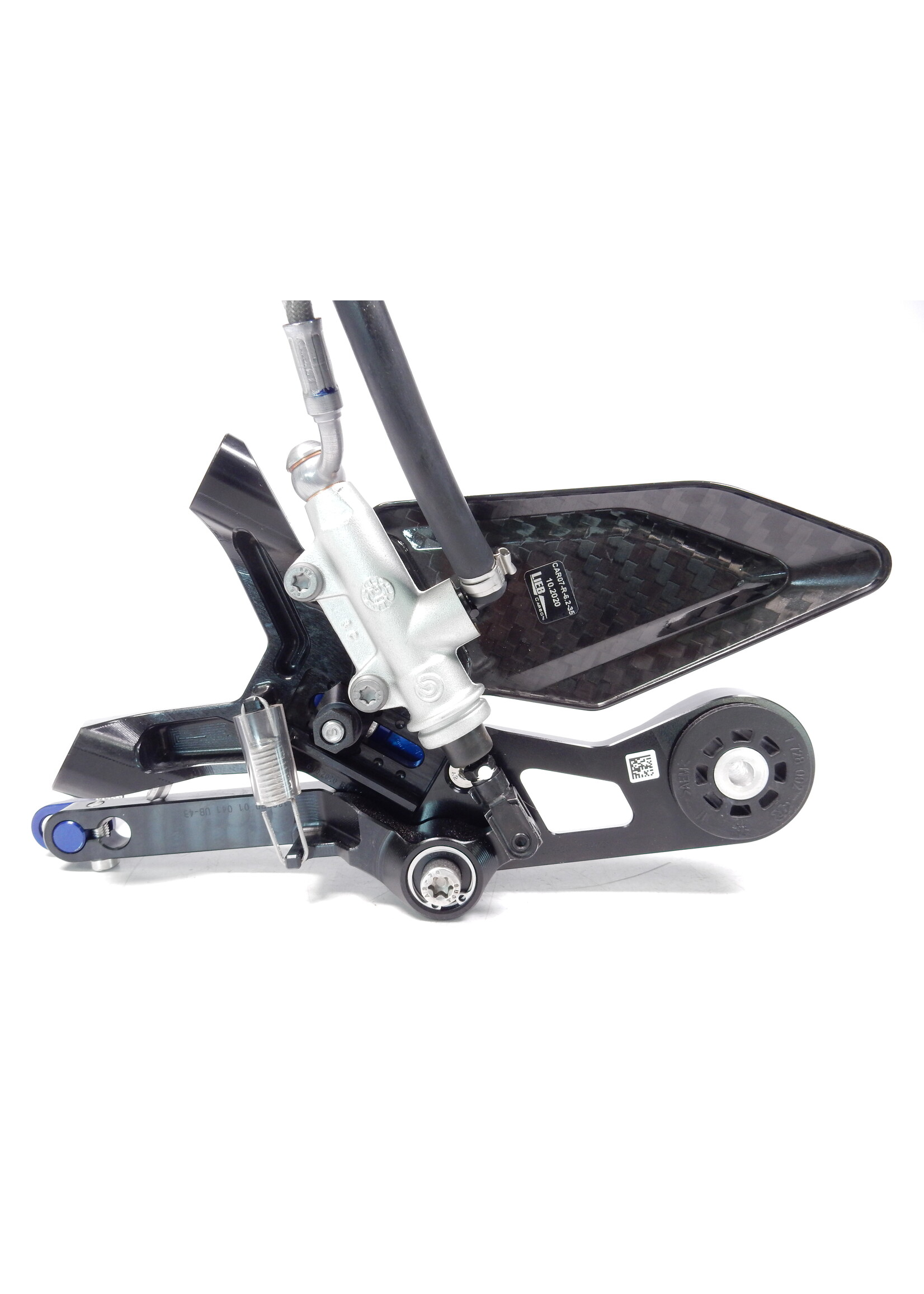 BMW BMW M 1000 RR Satz Fussrastenanlage rechts / Hauptbremszylinder hinten / 77257924074 / 34317720905