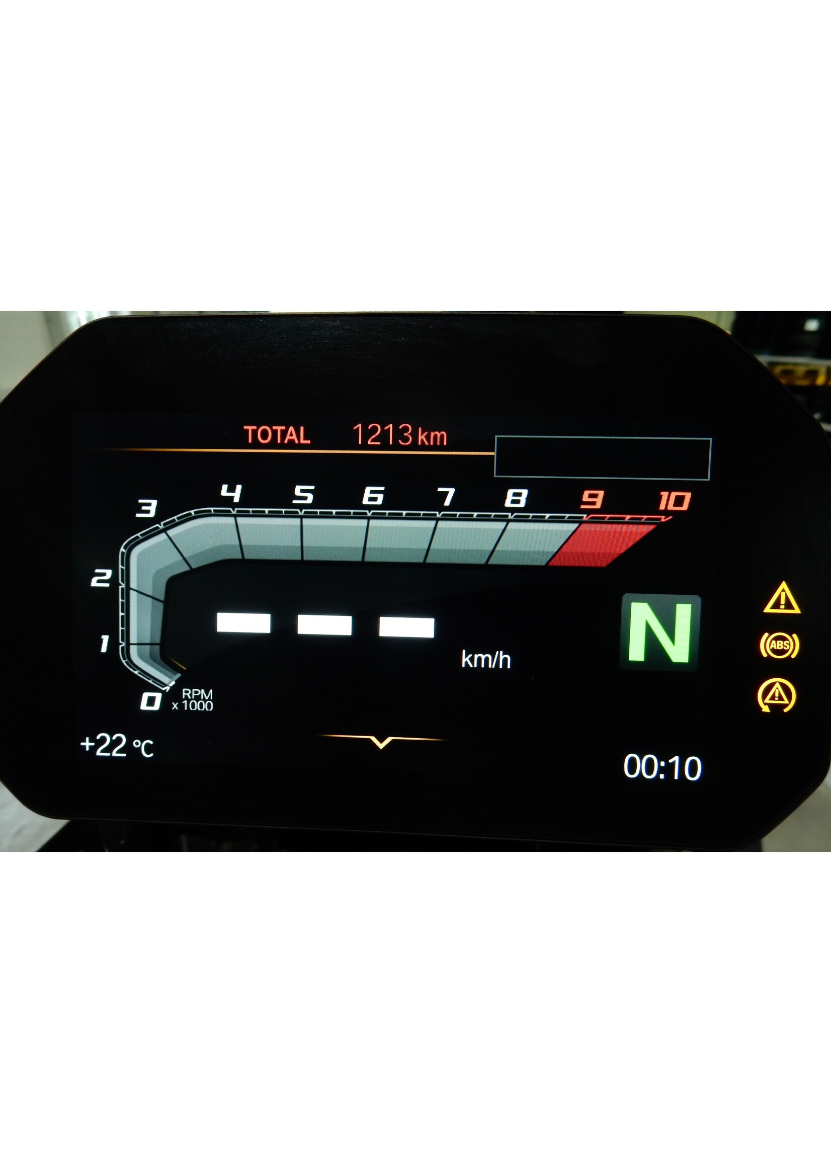 BMW BMW R 1250 GS Instrument cluster TFT-DISPLAY B / 62118559229