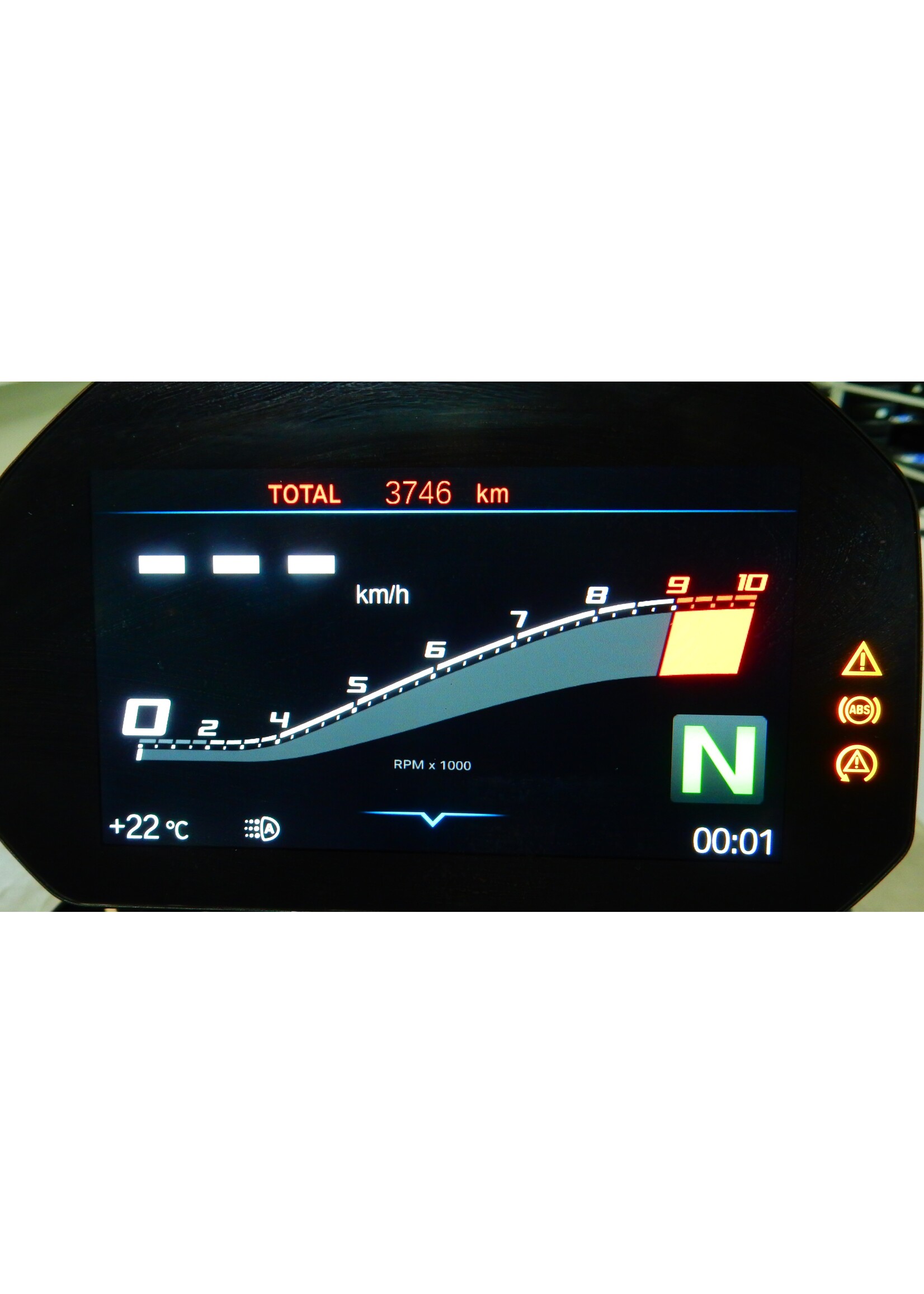 BMW BMW R 1200 RS Instrumentenkombination TFT-DISPLAY B / 62111683196