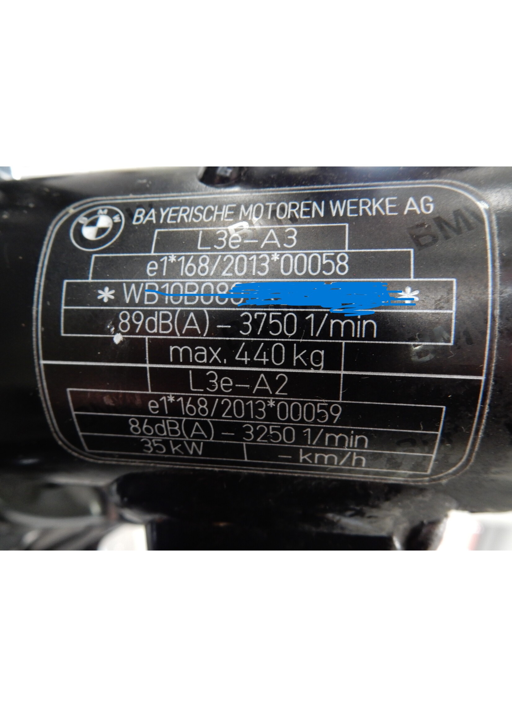 BMW BMW F 750 GS Vorderrahmen + EU-Papiere / 46511600242