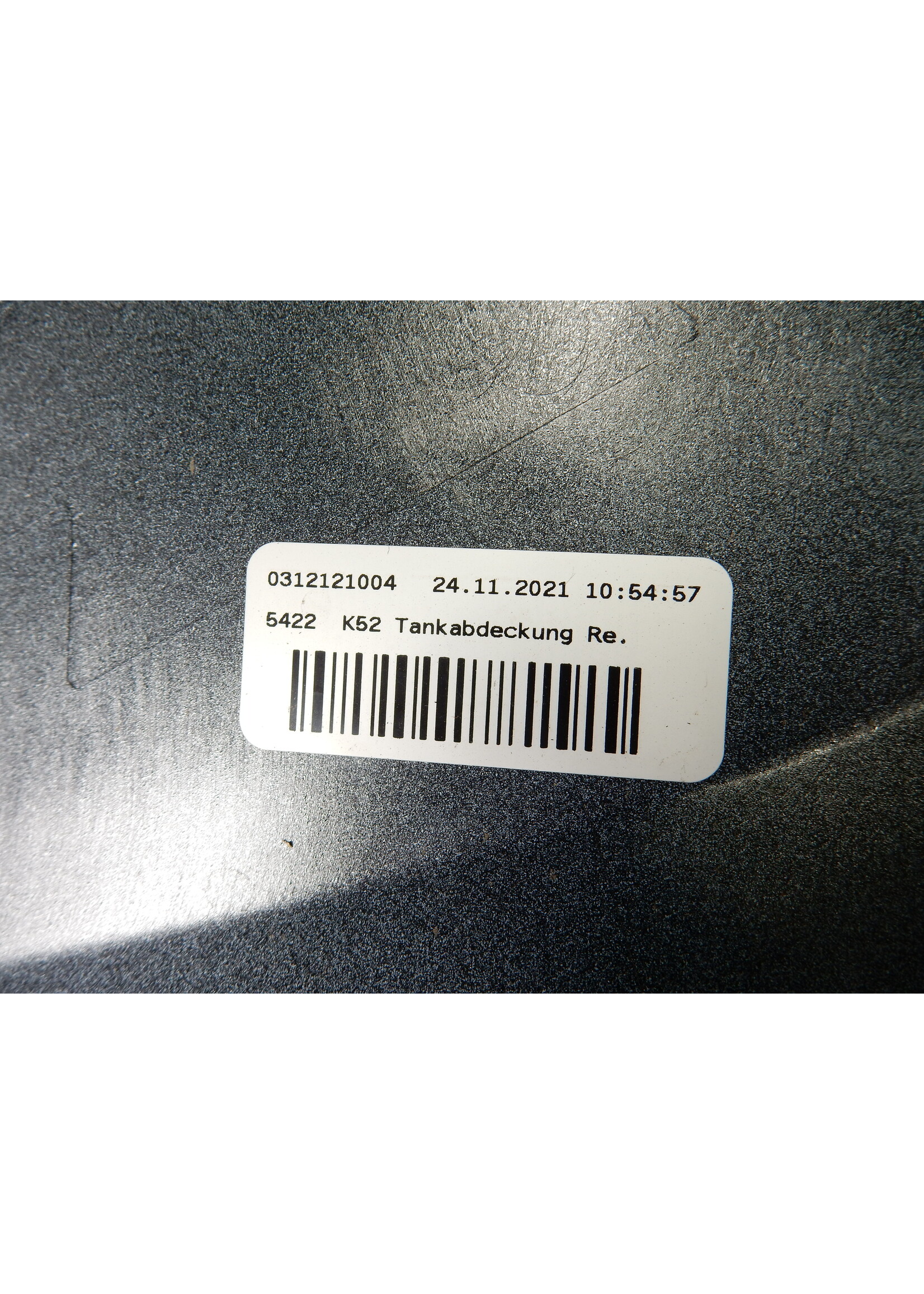 BMW BMW R1250 RT Tankabdeckung rechts silber / 46638533574 / 8533574