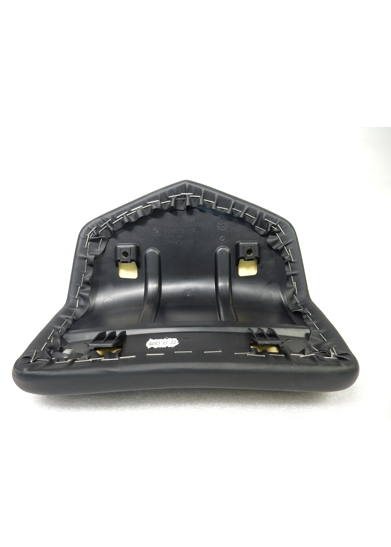 BMW BMW R1250 RT Backrest, imitation leather, black / 46637694556 / 7694556