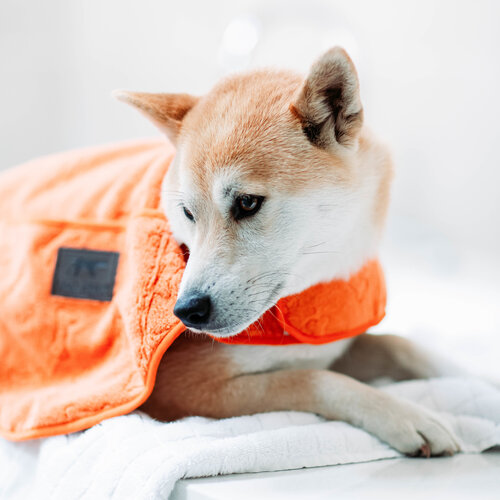 Greenfields Greenfields Cape Towel Orange Bone - Dog Towel for Dogs