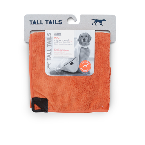 Greenfields Greenfields Cape Towel Orange Bone - Dog Towel for Dogs