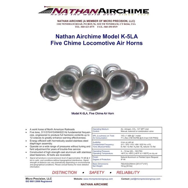 Originele Nathan Airchime K-5LA