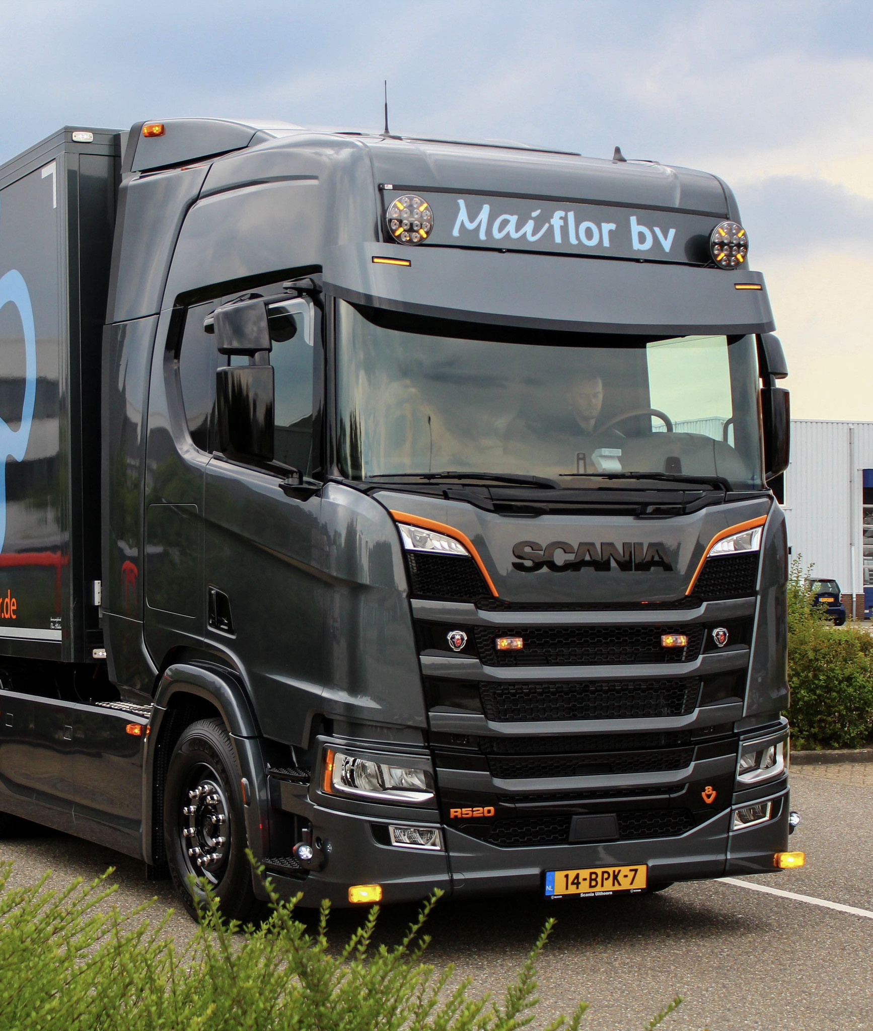 Fox Parts Zonneklep Scania NextGen Rond 35cm