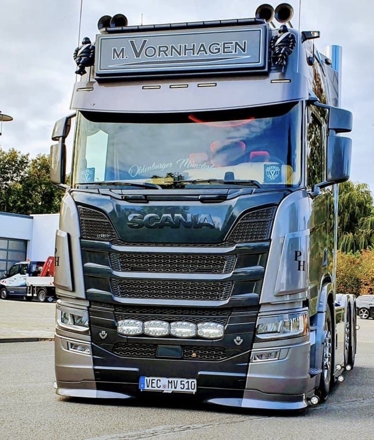 Fox Parts Zonneklep Scania NextGen Rond 35cm