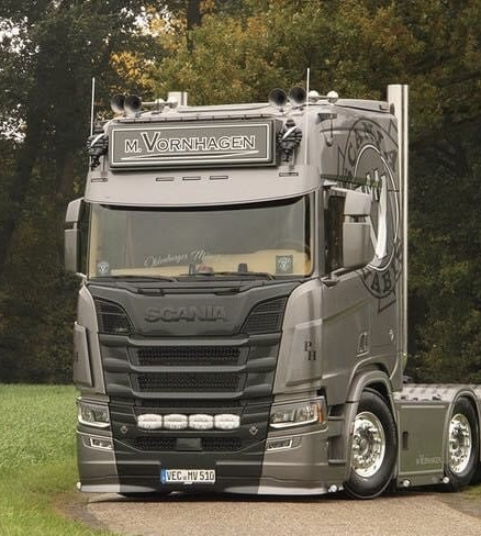 Fox Parts Zonneklep Scania NextGen Rond 35cm