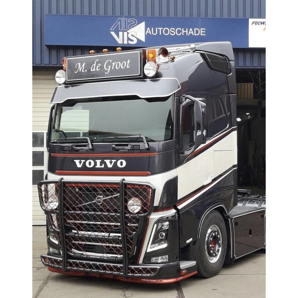 Fox Parts Fox Parts Zonneklep Volvo FH4/FH5 + FM5 Custom 28,5cm