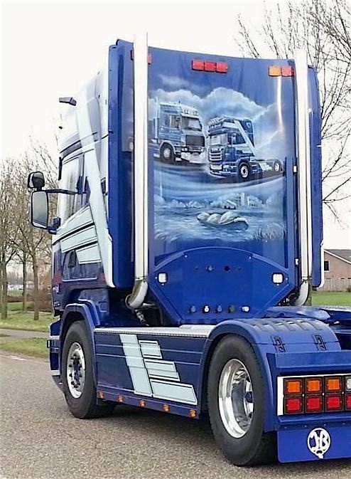 Achterwand voor Scania R serie Topline