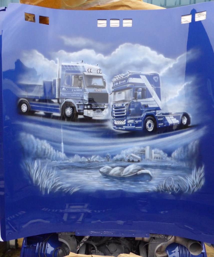 Achterwand voor Scania R serie Topline