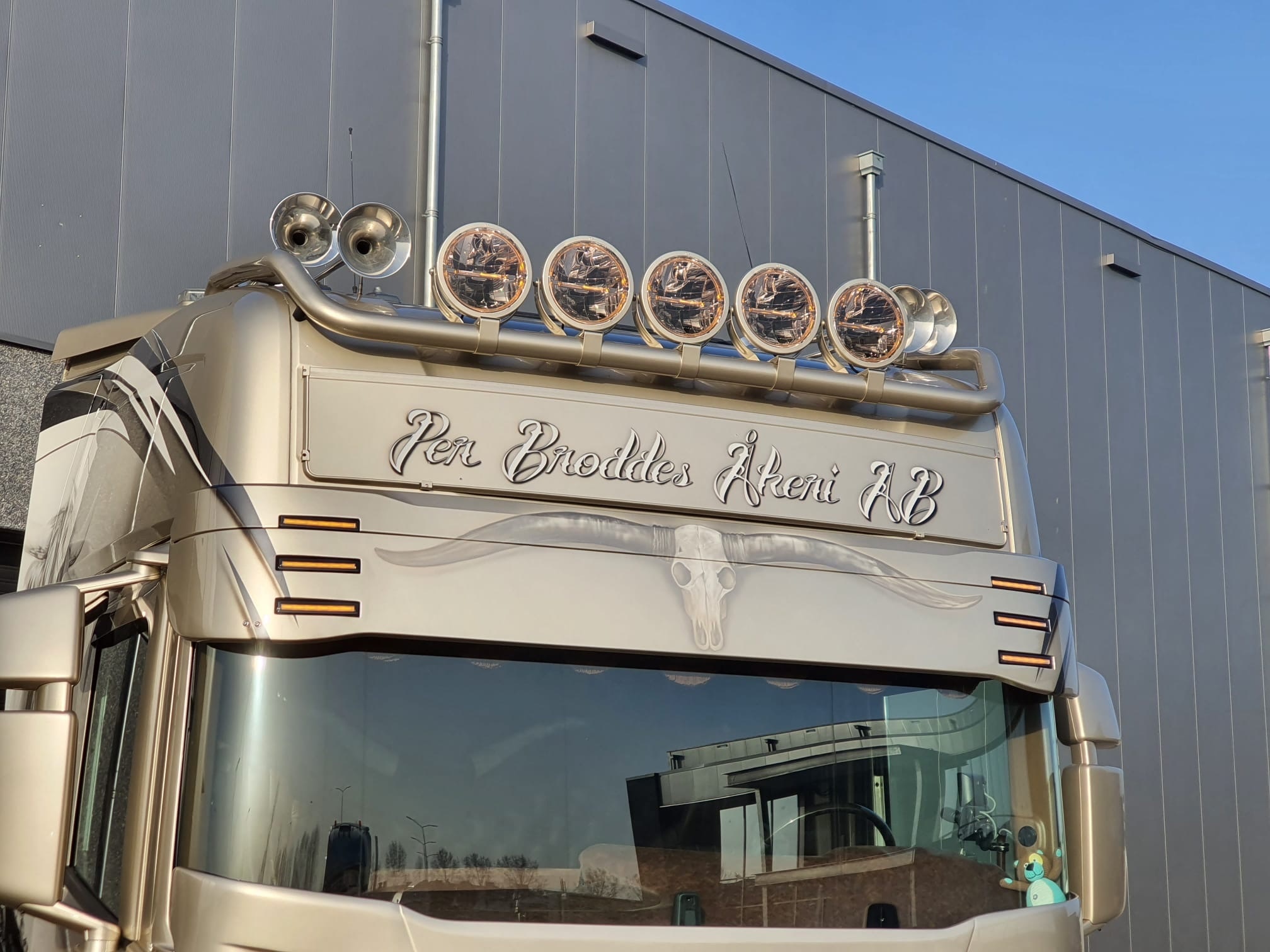 TruckStyle Sweden Zonneklep Scania NextGen 35cm