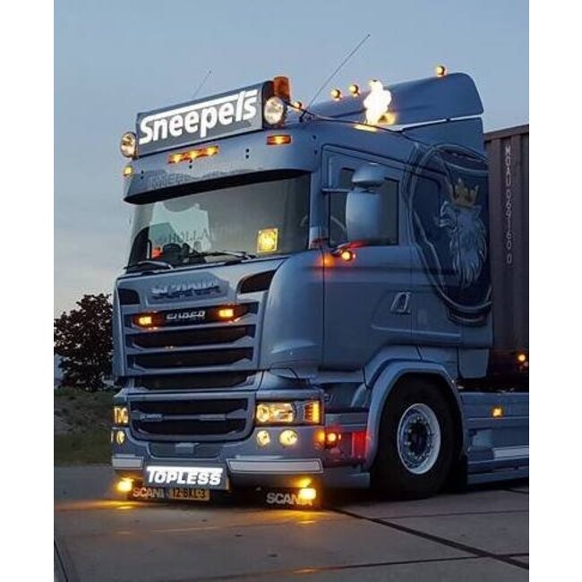 Led Lichtplaat met 3 verwisselbare frontplaten