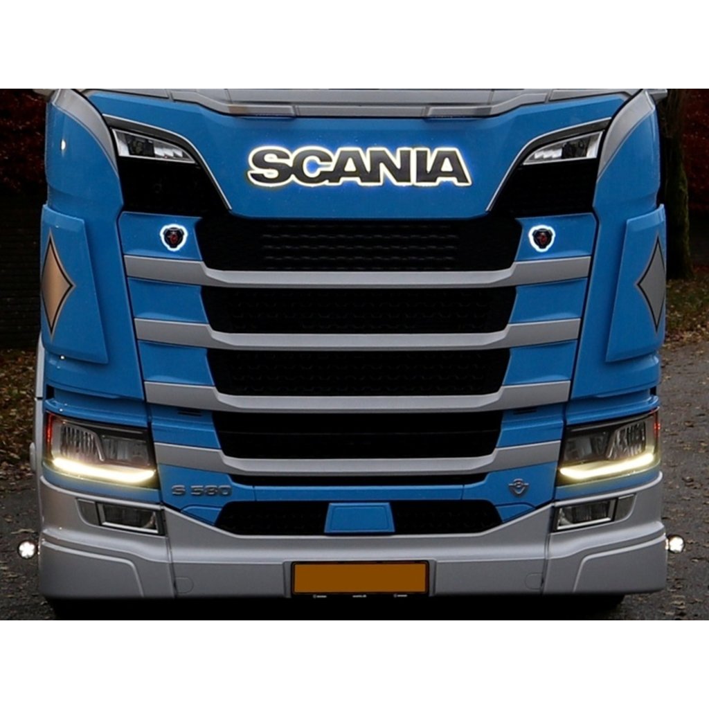 Scania Amber or warm white daytime running lights for Scania Nextgen