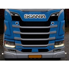 Scania Oranje of warm wit dagrijverlichting voor de Scania Nextgen