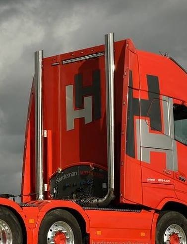 Gladde achterwand voor Volvo FH4