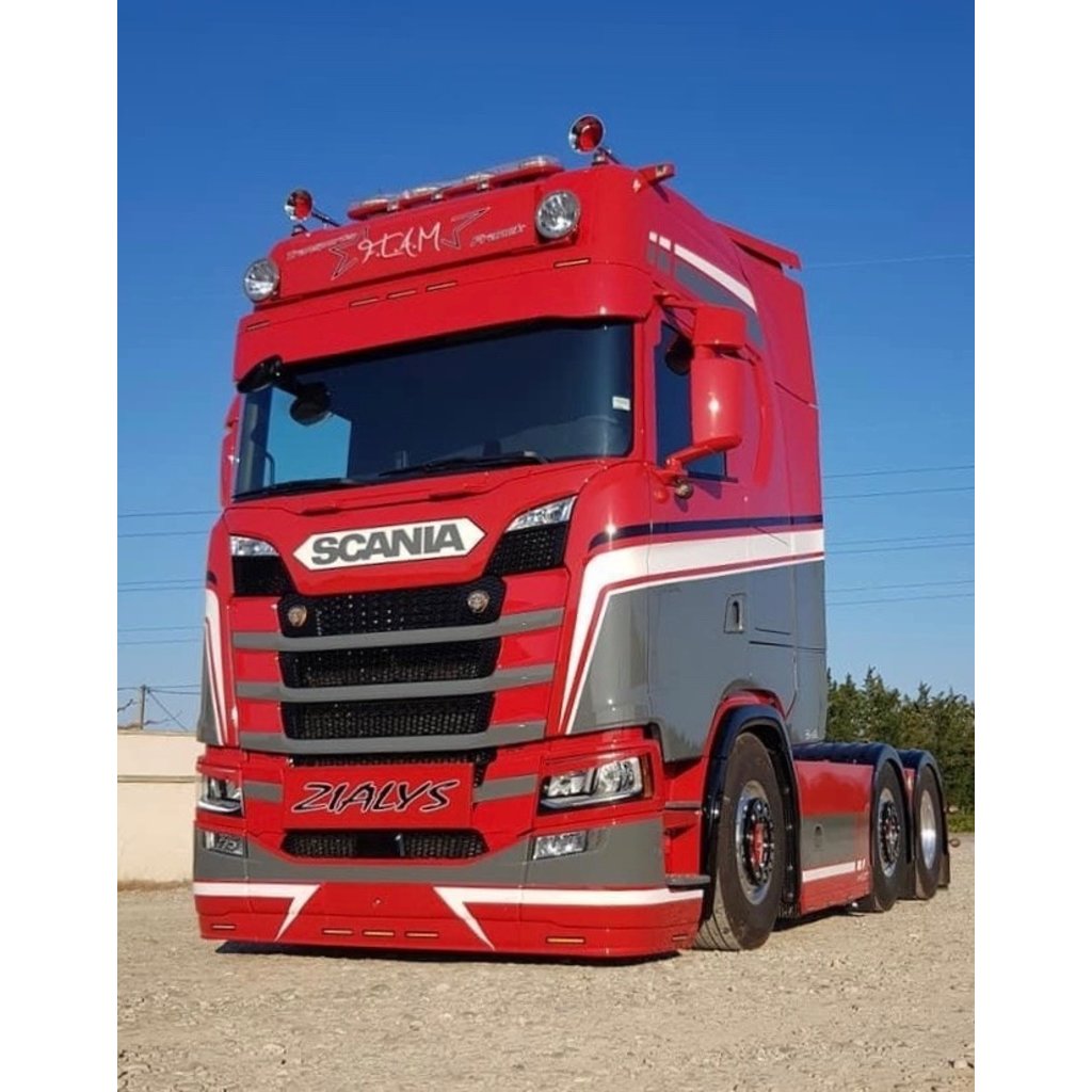 Solarguard Splitter CP bumper spoiler for Scania Nextgen with low bumper