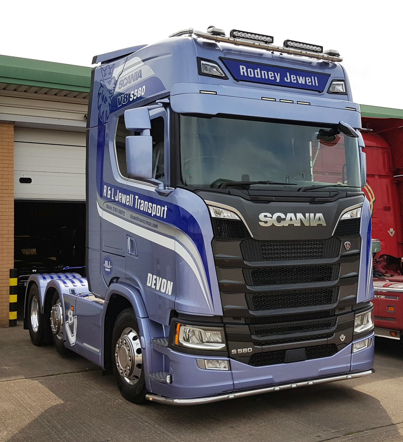 LED Lightsign Scania NGS 136x23 cm