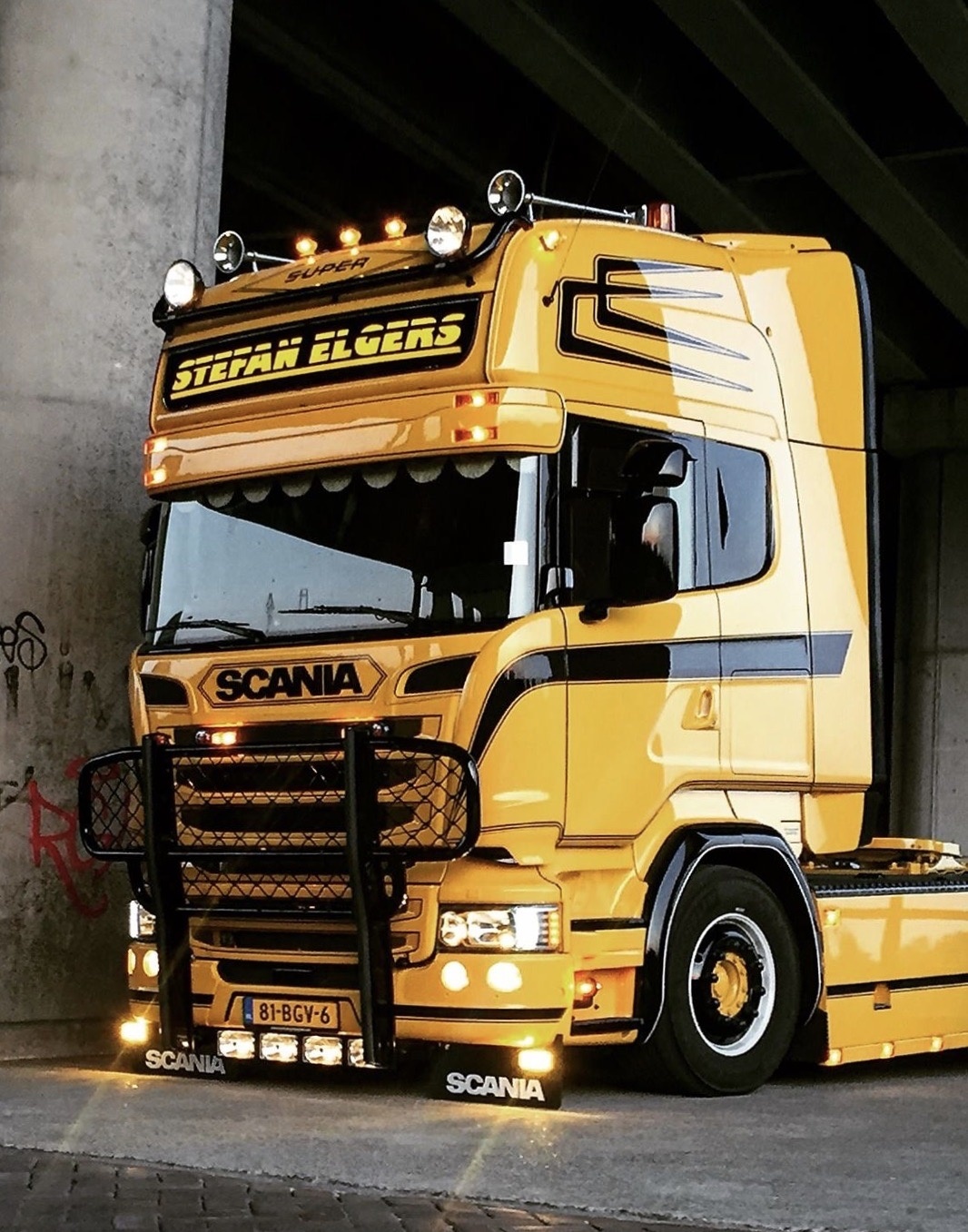 LED Lichtplaat Scania Topline XL 175x31 cm