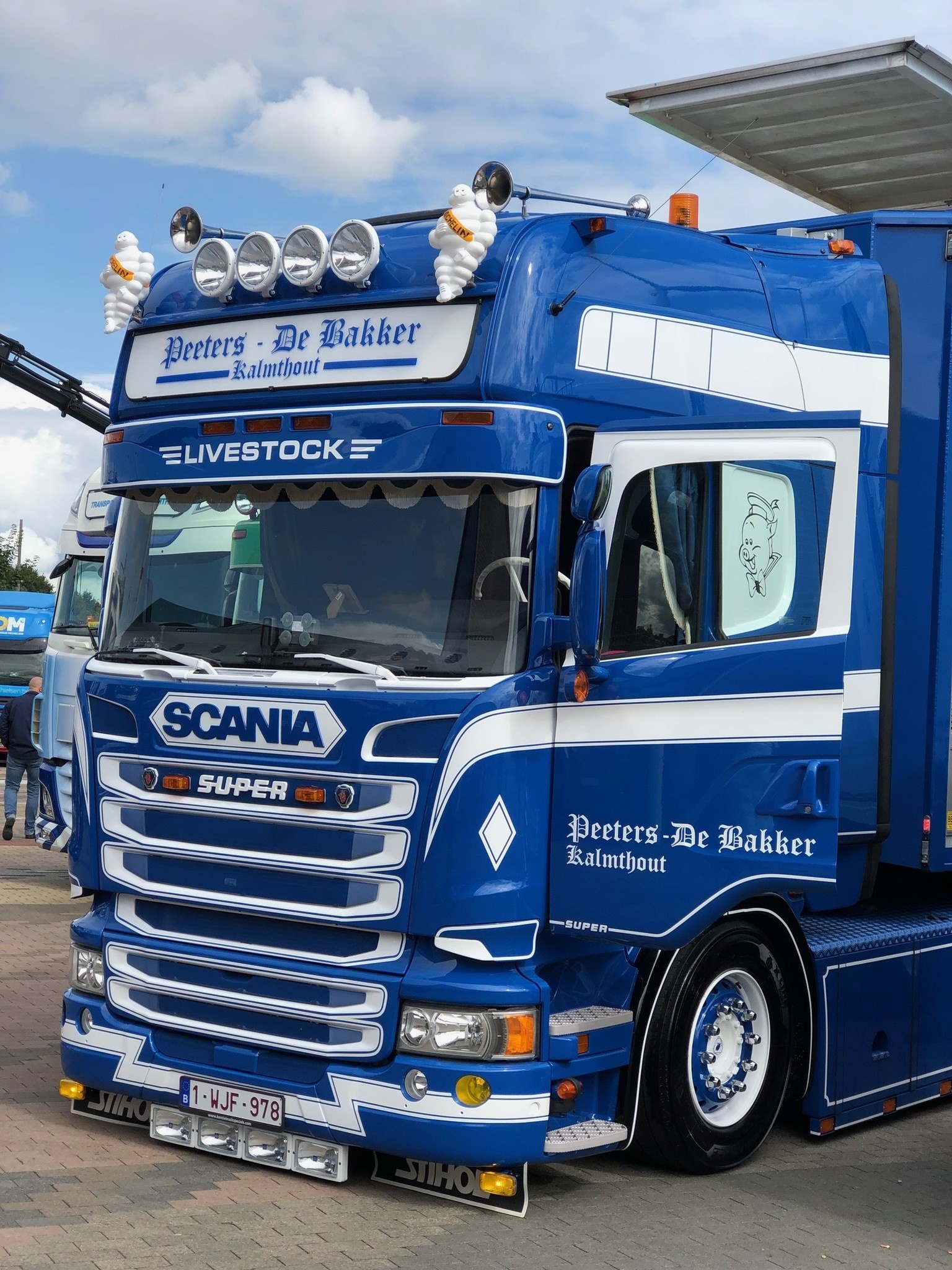 LED Lichtplaat Scania Topline XL 175x31 cm