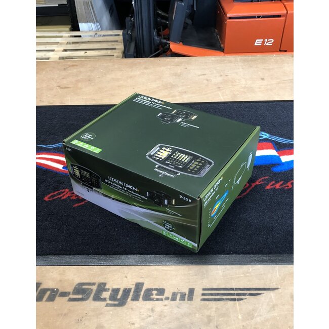 Ledson Orion+ LED Driving light with amber and white positionlight!