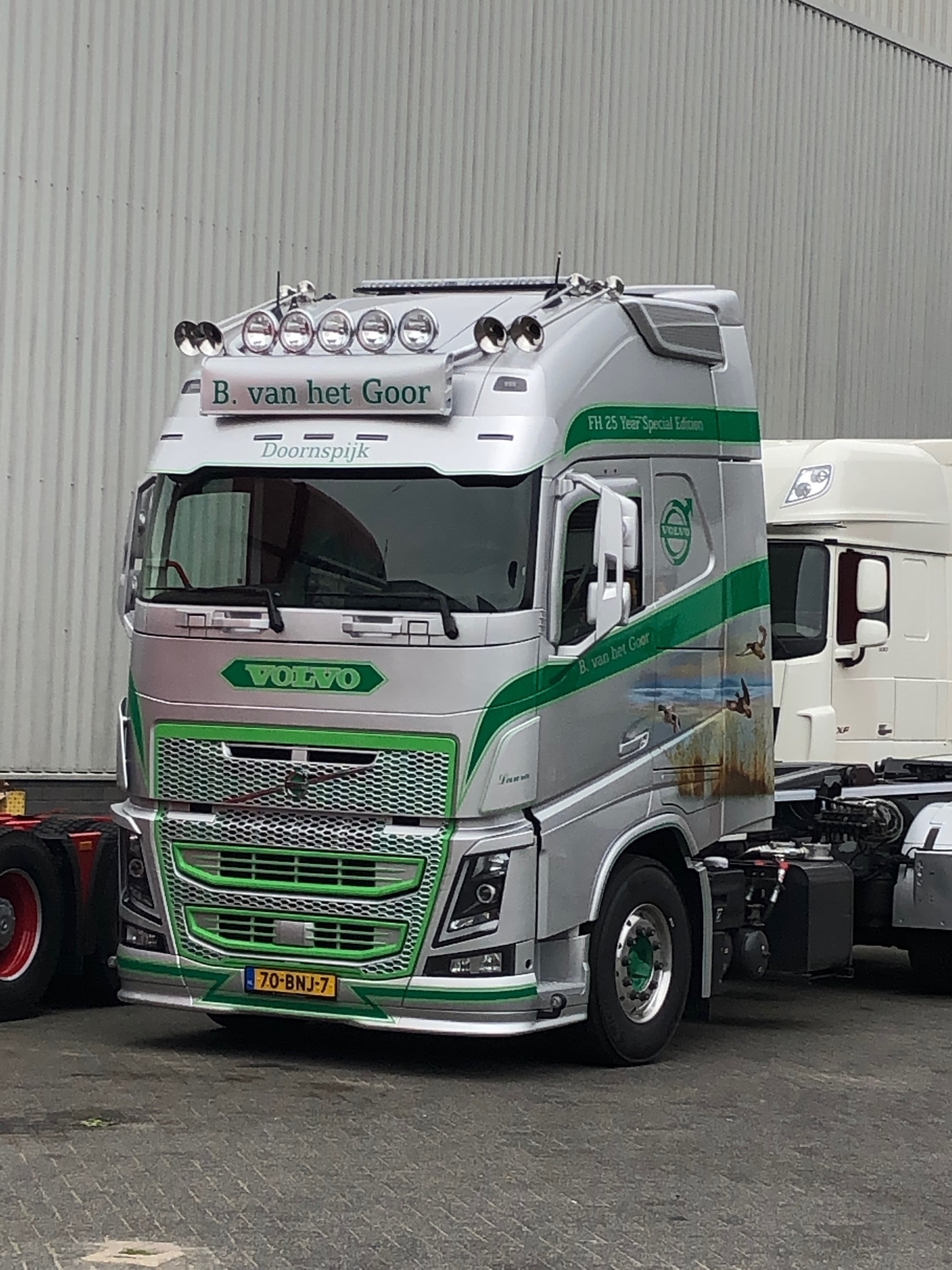 Originele Scania Nextgen LED zonneklep lamp in oranje of  wit