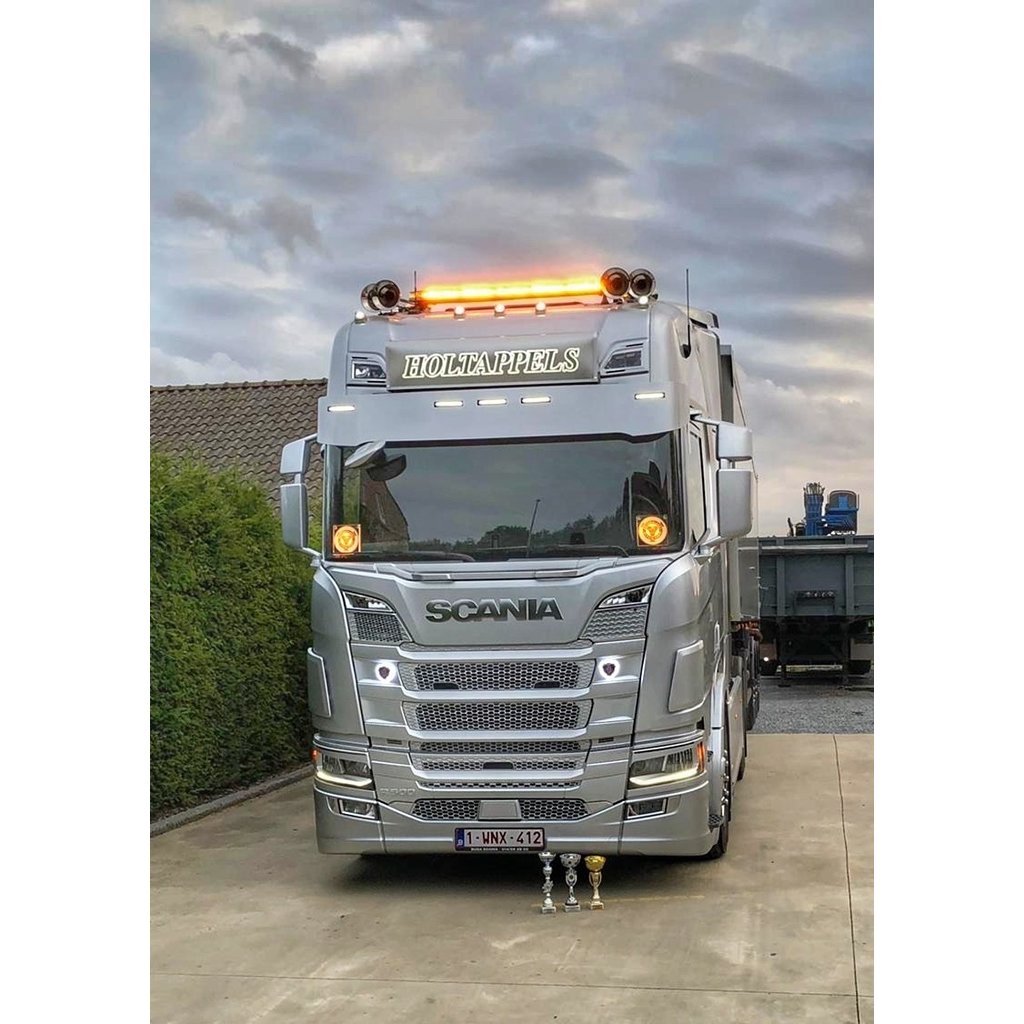 Scania Originele Scania Nextgen LED zonneklep lamp in oranje of  wit