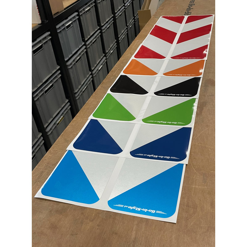 GIS GIS Lengtebordsticker (set) in diverse kleuren